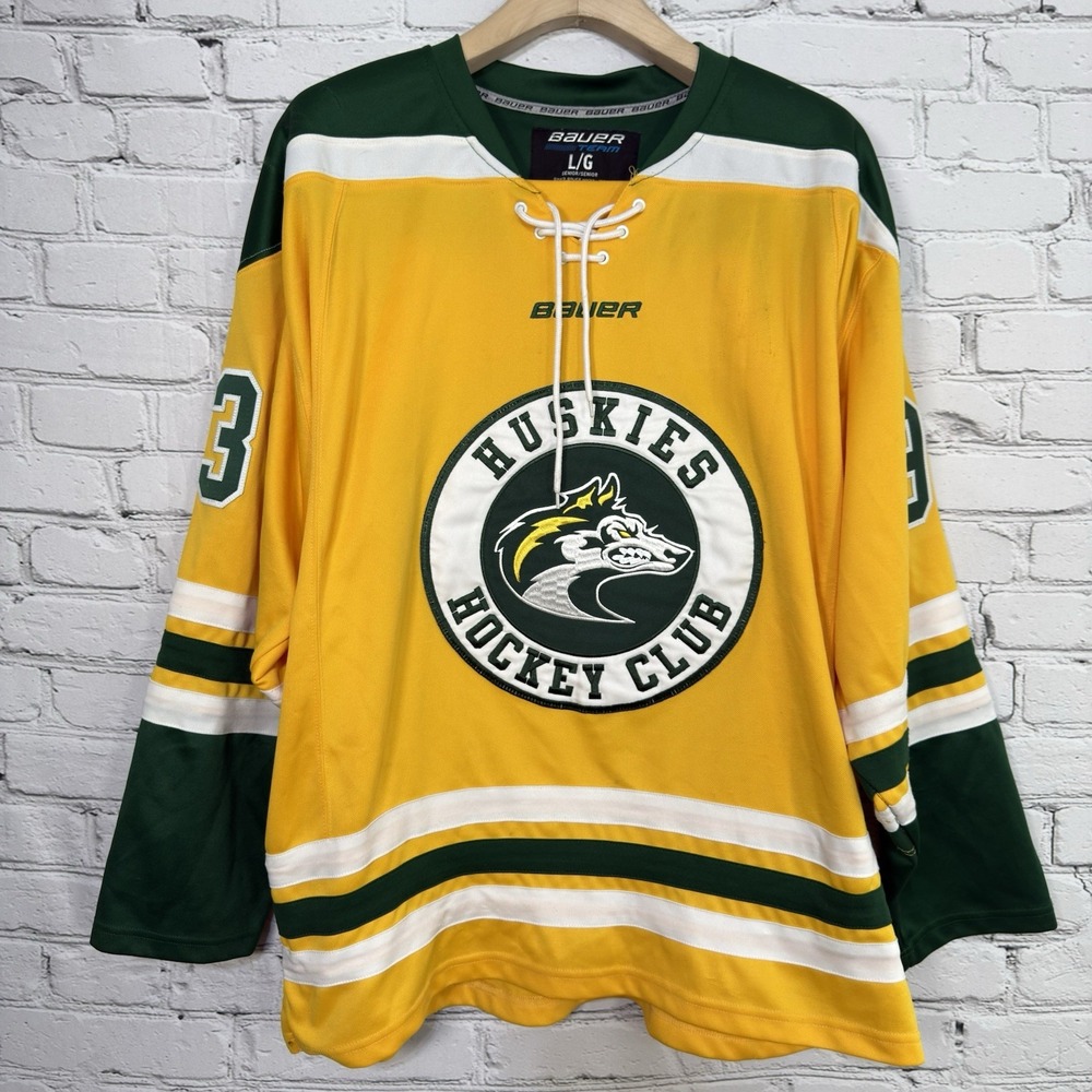 Horizon Huskies High School AHSHA Ice Hockey Bauer Jersey Size L‎ 2013 #93 James